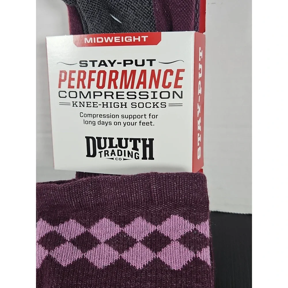 Duluth Trading Womens Sz Medium  6-8.5 Knee High Socks Midweight 1699